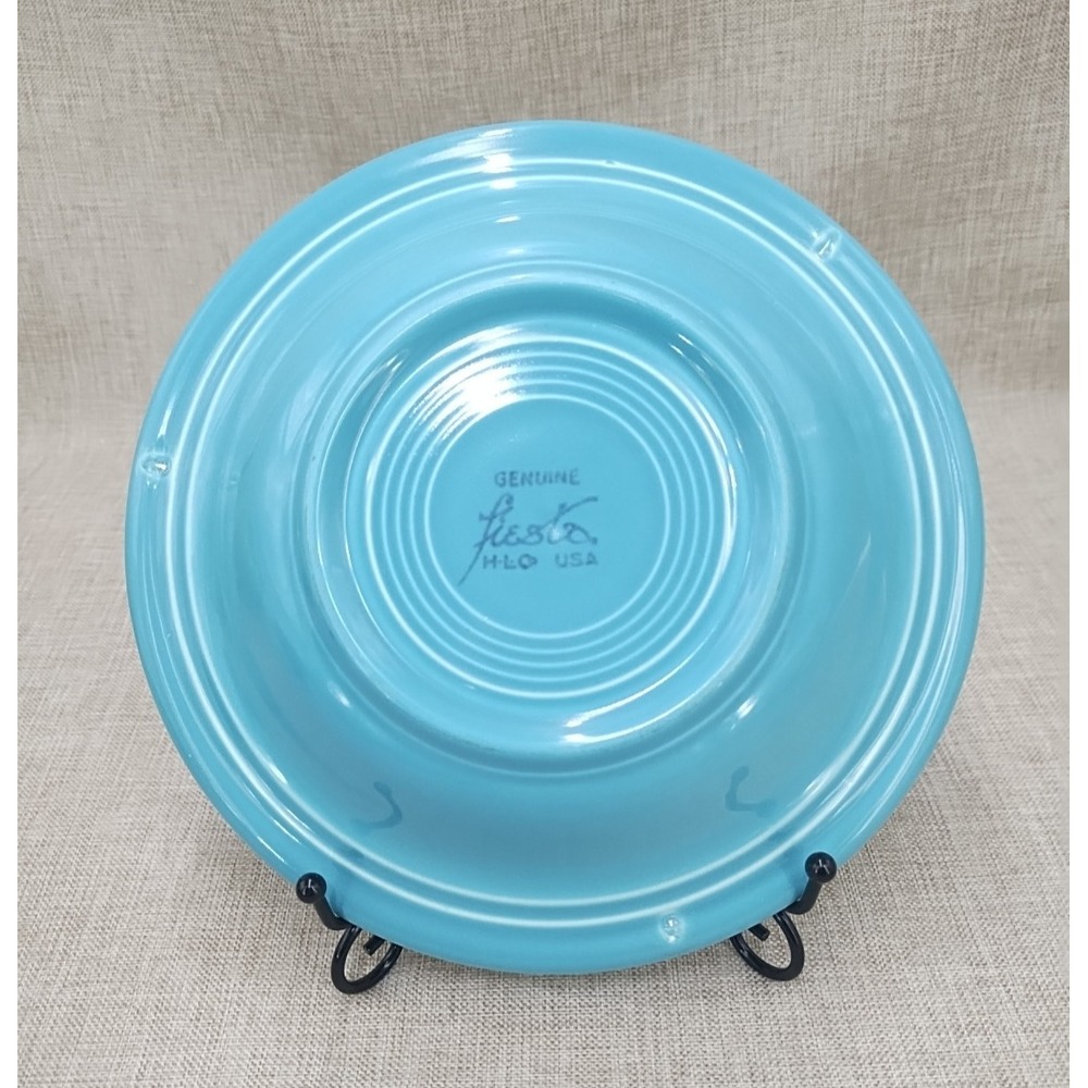 Vintage Fiesta 1938-69 Fiestaware Turquoise Deep Plate 8.5" Excellent Condition